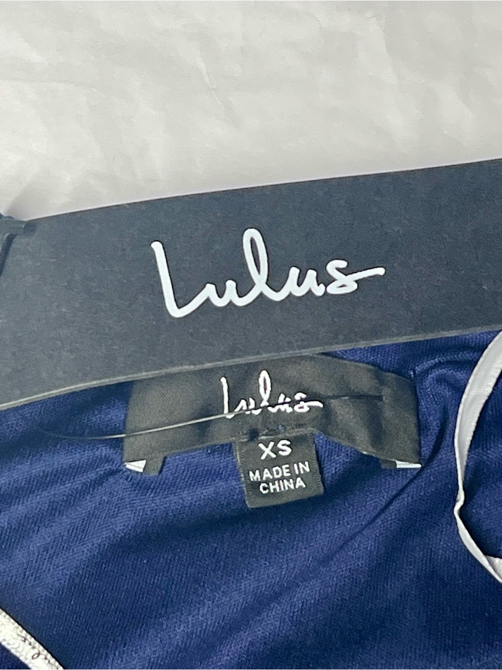 Lulus Bloom In Mind Navy Blue Floral Print Velvet Strapless Maxi Dress XS NWT - Picture 9 of 11